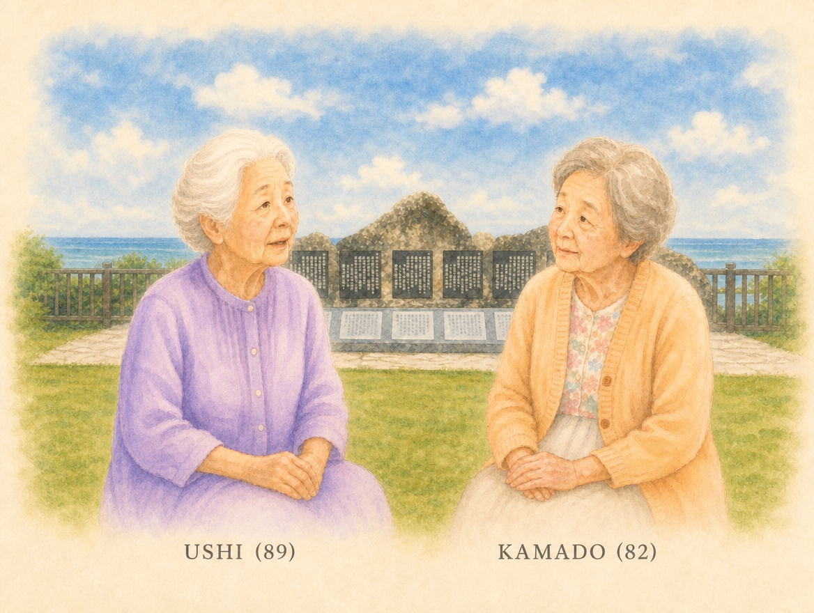 ウシさん（85）・カマドさん（82）